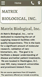 Mobile Screenshot of matrixbiological.com